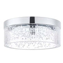 Kipling 7.87 in. 1-Light Chrome LED Flushmount - 1009518861