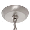 Hampton Bay IUQ8115A-2 Candelabro Níquel Cepillado 5 Luces con Pantallas de Vidrio Esmerilado | MiOfertas