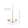 Hampton Bay IUQ8115A-2 Candelabro Níquel Cepillado 5 Luces con Pantallas de Vidrio Esmerilado | MiOfertas