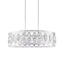 Westchester 6-Light Chrome Oval Crystal Chandelier - 1006712165