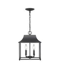 Alimason 4-Light Textured Black Pendant - 1006262917