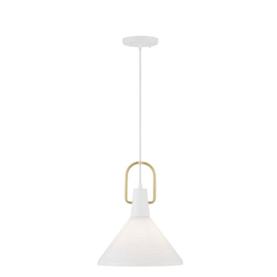 Progress Lighting P500346-060 Suwanee Lámpara Colgante 1 Luz Blanco Ópalo | MiOfertas