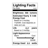 Foco LED Vintage Edison EcoSmart FG-04191 B11 Dimerizable Base Mediana Luz Día (3 piezas)