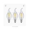 Foco LED Vintage Edison EcoSmart FG-04189 B11 E12 Dimmable Luz Día (3 Pack) 1006265438