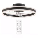 Preen 20 in. Integrated LED CCT Indoor Ceiling Fan Black (1008624853)