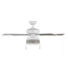 HAMPTON BAY 56056 52" Ventilador de Techo LED Ceylon Blanco Mate para Interior/Exterior | MiOfertas