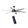 HOME DECORATORS COLLECTION 68004 68" Ventilador de Techo LED Negro Mate con Control Remoto | MiOfertas