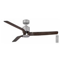 Chaville 56 in. Indoor/Outdoor Brushed Nickel Ceiling Fan with Remote Control Included (1008805756)