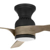 Hampton Bay AK396H-MBK 52" Ventilador de Techo Halwin Negro Mate LED con Control Remoto | MiOfertas
