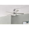 Hampton Bay AK376-CH 52" Ventilador de Techo Chrome LED con Control Remoto | MiOfertas