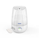 1 Gallon Filter Free Cool Mist Ultrasonic Humidifier (White)