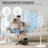 IFANZE 5822-WG 16" Ventilador de Pedestal con Control Remoto 3 Velocidades Oscilatorio | MiOfertas