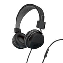 Neon Wired On-Ear Headphones - Black