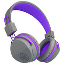 JBuddies Studio On-Ear Bluetooth Kids Headphones - Graphite / Purple