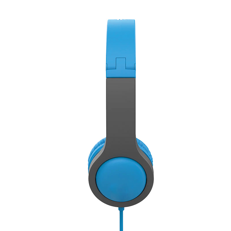 JBuddies Folding Kids Wired Headphones - Blue / Gray