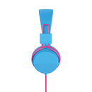 Vibe Junior Wired On-Ear Headphones (Blue / Pink)