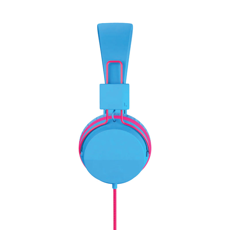 Vibe Junior Wired On-Ear Headphones (Blue / Pink)