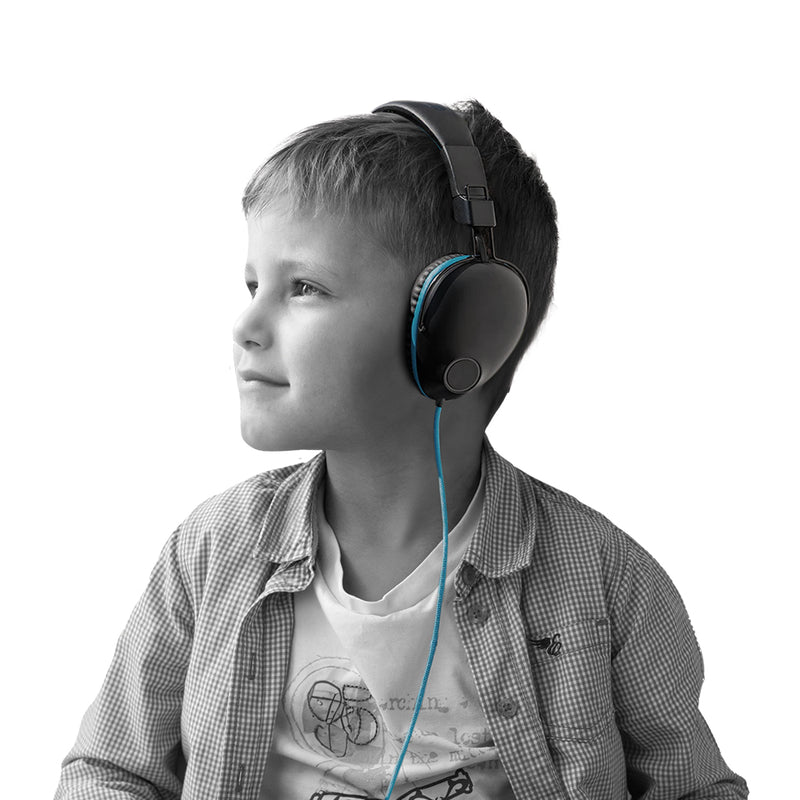 Vibe Junior Wired Over-Ear Headphones (Blue)