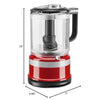 KitchenAid KFC0516ER 5 Cup 2 Speed Food Processor (Empire Red)