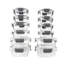 Glass Storage Set - Gray (24 Pcs)