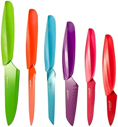 Knife Set - Assorted Colors (12 Pcs)