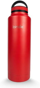 24 fl Oz Stainless Steel Sip & Stash Bottle - Red