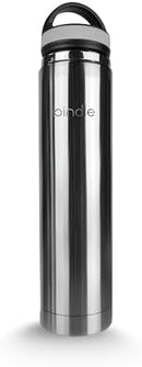 20 fl Oz Stainless Steel Sip & Stash Bottle - Stainless Gray