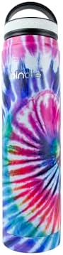 13 fl Oz Stainless Steel Sip & Stash Bottle - Tie Dye