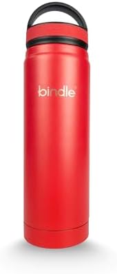 13 fl Oz Stainless Steel Sip & Stash Bottle - Red