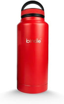 32 fl Oz Stainless Steel Sip & Stash Bottle - Red
