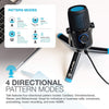 Talk USB Microphone - Black | MTALKRBLK4