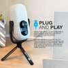 JBUDS TALK USB 5.3" Microphone - White | MJBUDSTALKRWHT4