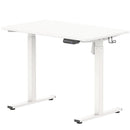 "Electric Height Adjustable Desk with Memory Preset 40""x24"" - White"