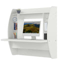 Wall Mounted Floating Desk - White
