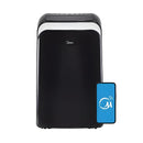 13,500 BTU 115V Smart Portable Air Conditioner with Remote Covers up to 450 SqFt (Black)