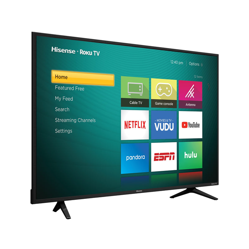 Hisense Televisión 65” Class 4K UHD LED Roku Smart TV HDR 1
