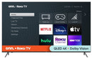 ONN75` QLED 4K UHD HDR10  ROKU TV 4