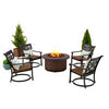 Home Decorators Collection ARK08100 Highview Terrace 5-Piece Fire Chat Set Firepit (Component 2) — imagen 3