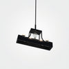 Hampton Bay 1032HBMBDI Lámpara Colgante Rectangular Negra Mate 4 Luces — imagen 1