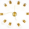 Home Decorators Collection HB3692-281 Lámpara Colgante Bronce Real 4 Luces con Jaula — imagen 3