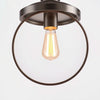 Hampton Bay HB3676-34 14.25" Lámpara de Tocador Bronce Aceitado con Pantallas de Cristal — imagen 1