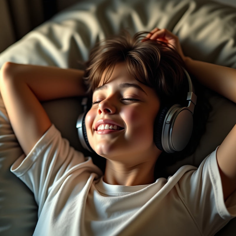SonidoLab HBSTUDIORGRYBLU4-SL Vibe Junior Over-Ear Headphones (Graphite / Blue) — miofertas.com.mx
