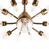 Hampton Bay HB3676-34 14.25" Lámpara de Tocador Bronce Aceitado con Pantallas de Cristal — imagen 3