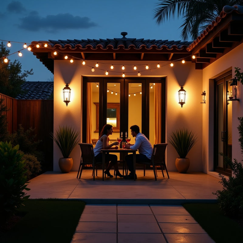 Home Decorators Collection JLW1602AX-04/SL 20.2" Farol de Pared Exterior Estilo Francés — miofertas.com.mx