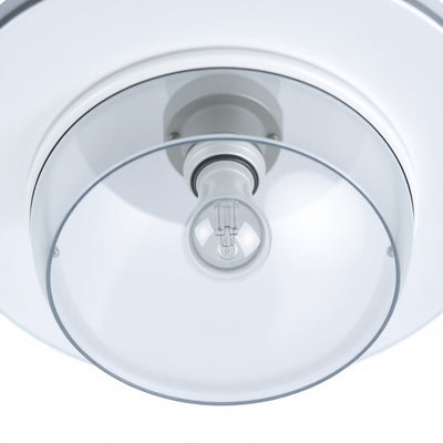 Hampton Bay DSHD19574S3 11.75" Lámpara de Techo Dorada con 3 Luces y Pantallas de Cristal — imagen 1