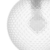 Hampton Bay 24137-004 8" Lámpara de Techo Empotrada Negra con Pantalla de Vidrio Prismático | MiOfertas