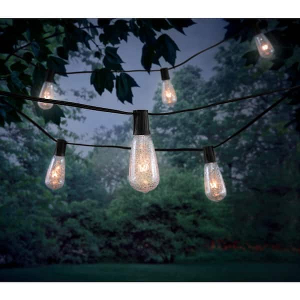Hampton Bay NXT-SL9514 10 ft. Serie de Luces Incandescentes ST40 Crackle para Exterior/Interior | MiOfertas