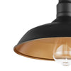 Home Decorators Collection HDP99195 10" Lámpara Semienrasada Negra Bell Ridge | MiOfertas