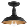 Home Decorators Collection HDP99195 10" Lámpara Semienrasada Negra Bell Ridge | MiOfertas