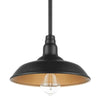 Home Decorators Collection HDP99210 10" Lámpara Colgante Exterior Negra Bell Ridge | MiOfertas